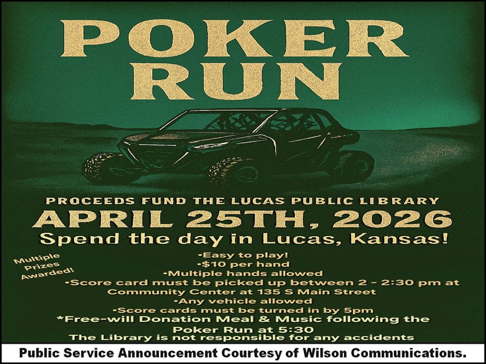 Lucas Library Poker Run
