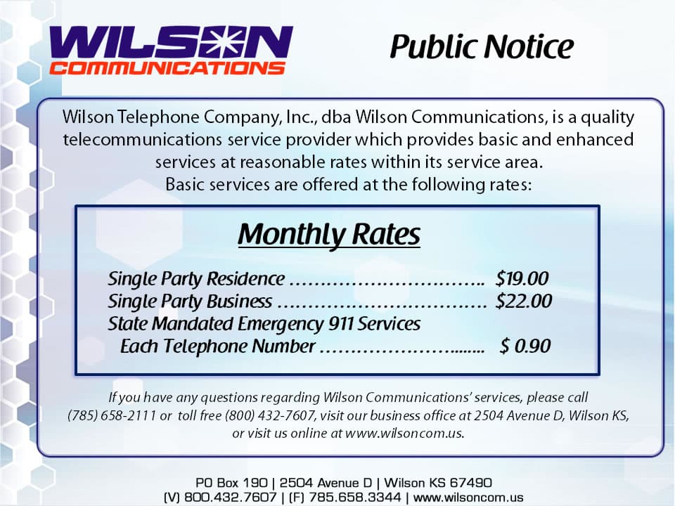 WTCi Public Notice\-Mthly Rates\-2026