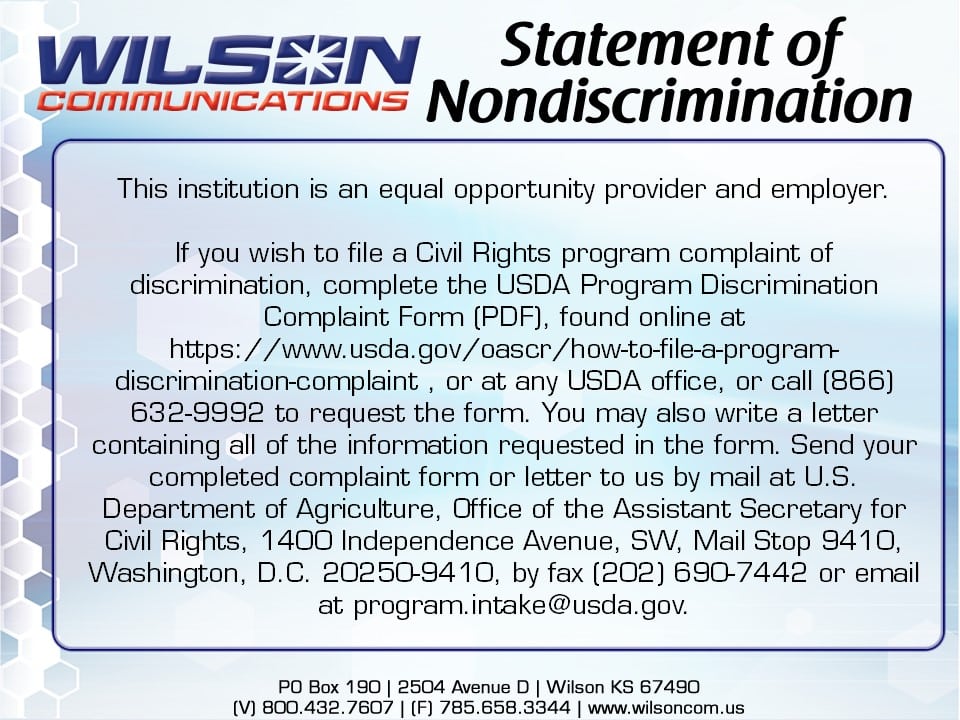 WTCi Public Notice\-Statement of Nondiscrimination